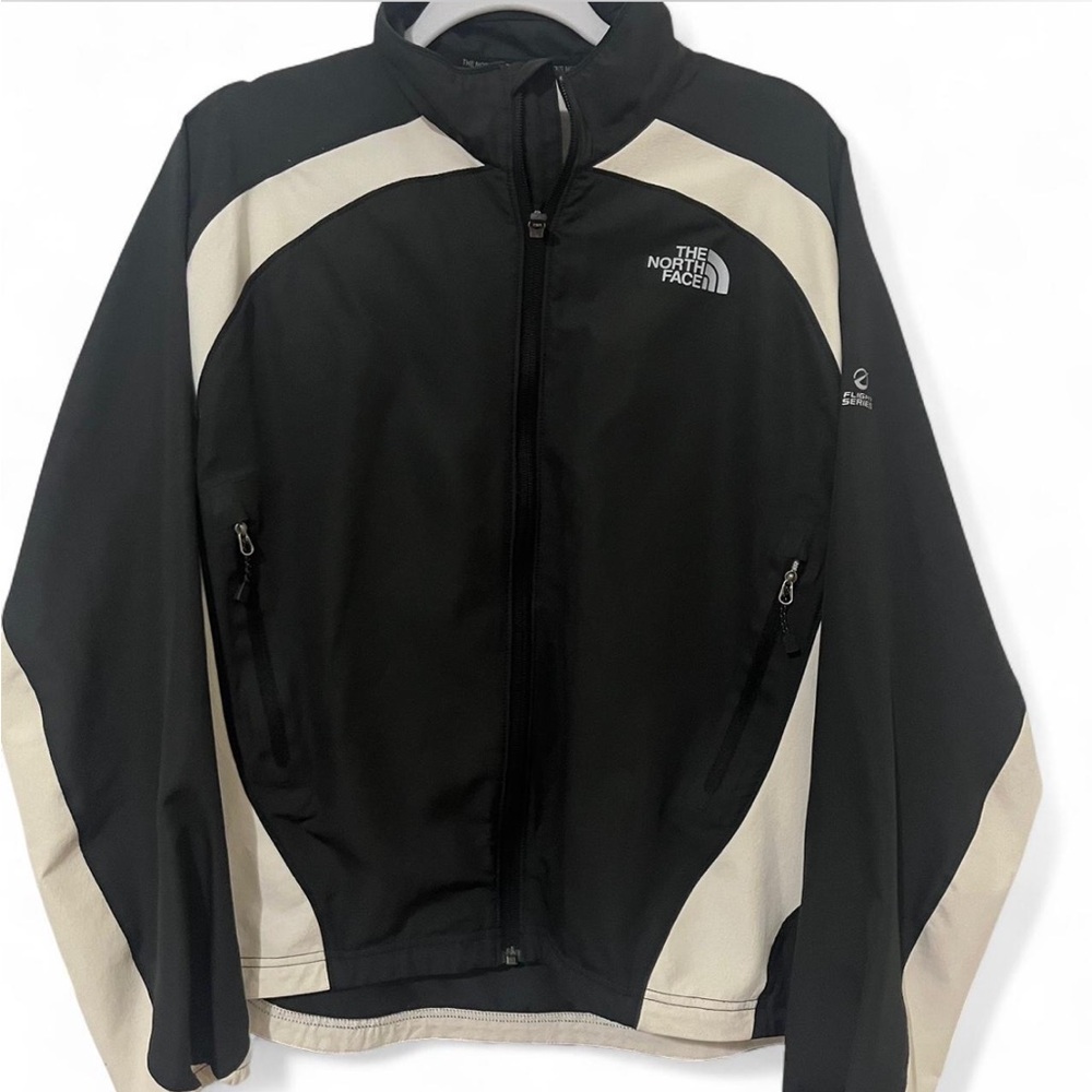 The North Face Monochrome black Softshell Jacket sz Large women’s flight series